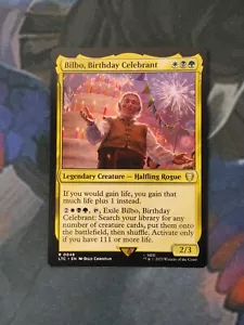 Bilbo, Celebrante de Cumpleaños | 7% de Descuento 2+ | UB: LOTR | CASI NUEVO | MTG - Imagen 1 de 1