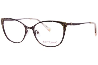 Betsey Johnson Starstruck BRN女式棕色全边矩形53毫米 — 第 1/4 张图片
