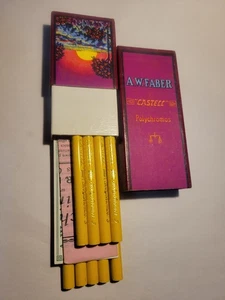 VTG A. W. FABER "Castell" (9) Pencils Polychromos No.5, Light Cadmium, Bavaria  - Picture 1 of 7