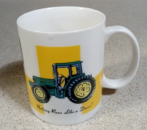Gibson  John Deere Tractor "Nothing Runs Like A Deere"  12 oz Coffee Mug - Picture 1 of 6