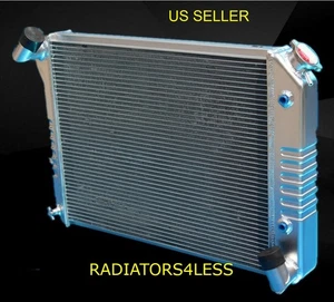 NUEVO RADIADOR ALUMINIO 3 FILAS 66 67 68 CHEVY CORVETTE BIG BLOCK V8 427 7.0L - Imagen 1 de 2