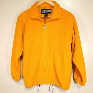 Chaqueta polar vintage años 90 Lands' End Polartec para mujer XS Hunter naranja cremallera completa - Imagen 1 de 12
