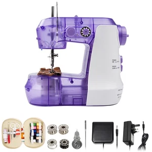 Mini 717 Electric Sewing Machine Full Automatic Sewing Machine with 26pcs Sewing - Foto 1 di 19