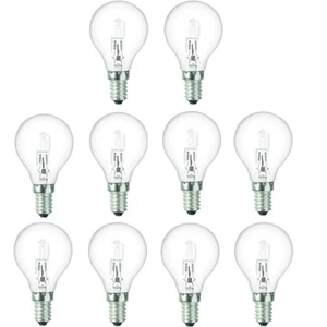 10 x Low Energy Halogen G45 28W (40 watt equivalent) E14 Clear dimmable - Picture 1 of 1