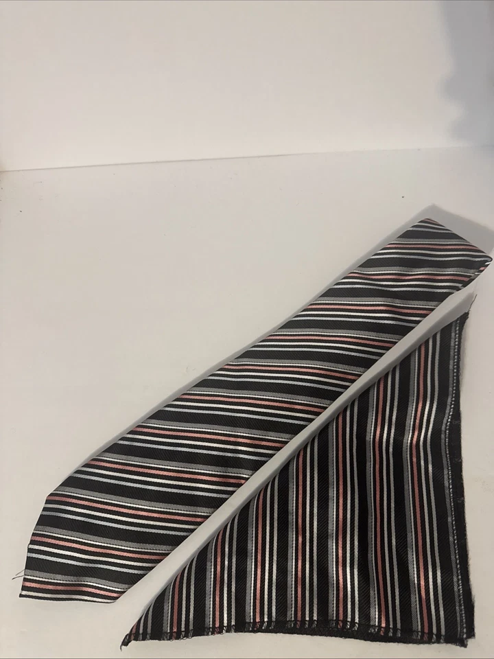 George Martin Collection Neck Tie With Matching Handkerchief  - Image 1 of 4