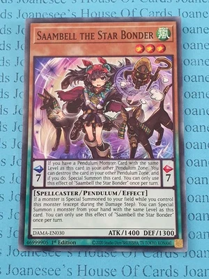 DAMA-EN030 Saambell the Star Bonder Yu-Gi-Oh Card 1st Edition New - Image 1 of 3