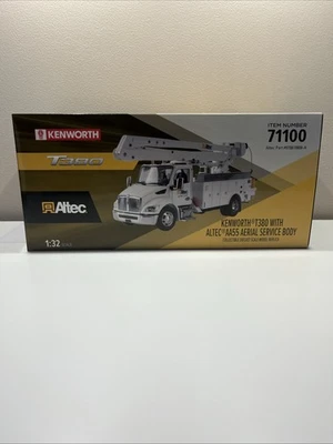 KENWORTH T380 W/ ALTEC AA55 AERIAL SERVICE TRUCK 1/32 BY DIECAST MASTERS 71100 - Image 1 of 4