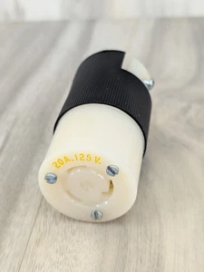 HUBBELL TWIST LOCK PLUG 23IA 20A 20 A AMP 125VAC Turn And Pull Plug End Female - Picture 1 of 6