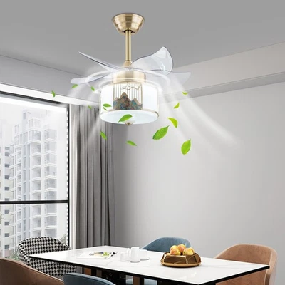 Lámpara de techo moderna Lámpara colgante LED con control remoto Foto 1 de 4