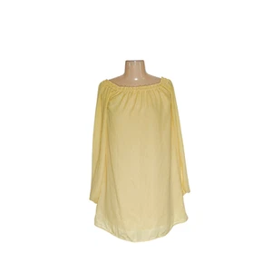 Blusa de gasa amarilla GUESS - Imagen 1 de 4