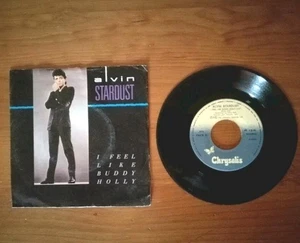 Alvin Stardust I Feel Like Buddy Holly Vinyl Single 7" 45 RPM Record 1984 PT - Picture 1 of 2