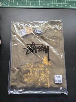Stussy “In Bloom” Tee - Medium - Olive - New With Tags - Unreleased -2025 - Image 1 of 4