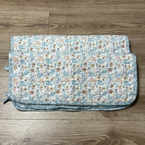 Cloth & Canopy Bedding Collection Blue Floral Patterned Pillow Shams - King Size - Picture 1 of 9