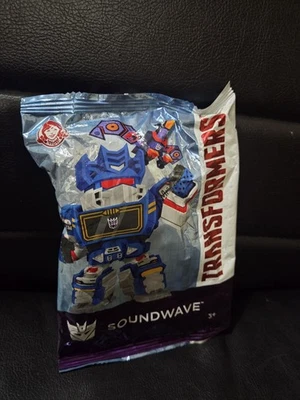 NUEVO Wendys Kids Meal Toy 2019 Transformers Soundwave Hasbro Toys Premio Promo Nuevo en Paquete Foto 1 de 4