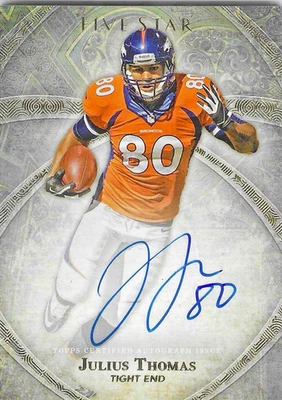 Topps Five Star Julius Thomas 2014 automático Foto 1 de 2