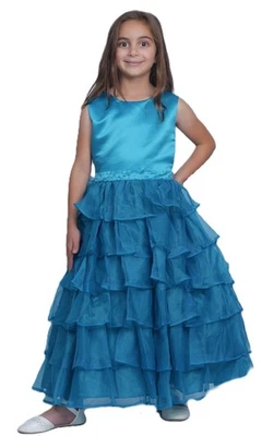 Flower Girl Dress for Wedding Party Girl's Formal First Communion Dresses - Image 1 of 4