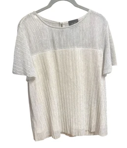 W5 Anthropologie Gold Metallic Slip Blouse Top Size M NWOT - Picture 1 of 3