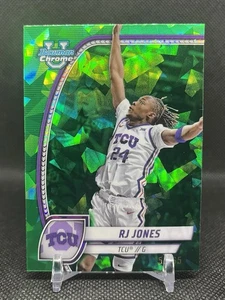 2024-25 Bowman University Chrome Sapphire RJ JONES #84 GREEN /65 SP - Picture 1 of 3