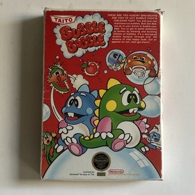 Bubble Bobble Nintendo Entertainment System, 1988 NES with Original Box
