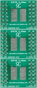 SSOP28, TSSOP28 0.65mm(0.026") to 2 x IDC2x7 - 3 PCS. [CA] - Picture 1 of 1