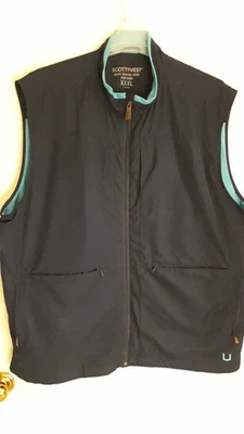 ScotteVest TEC zip Travel vest jacket mens 3XL blue - Image 1 of 4