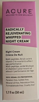 Crema de noche batida radicalmente rejuvenecedora Acure 1,7 fl oz (50 ml) Foto 1 de 4