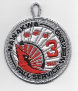 OA Nawakwa Lodge 3 Activity Patch, 2013 Fall Service Weekend (eR2008-3), Mint! - Picture 1 of 1
