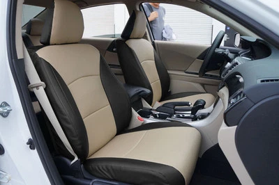 ЧЕХЛЫ НА СИДЕНЬЯ ДЛЯ СЕДАНА HONDA ACCEPT 2013-2017 IGGEE ИНДИВИДУАЛЬНАЯ ПОДГОНКА 2 ПЕРЕДНИХ 13 ЦВЕТОВ - Изображение 1 из 4