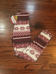 NWT Justone Girl's Holiday Season Printed leggings Size S (4) - Picture 1 of 4