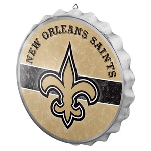 Letrero de tapa de botella en dificultades de los New Orleans Saints 12,5" FOCO - Imagen 1 de 1