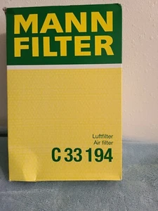 C33194 Mann-Filter Air Filter New for Volvo XC90 XC70 2003-2005,2007 - Picture 1 of 2