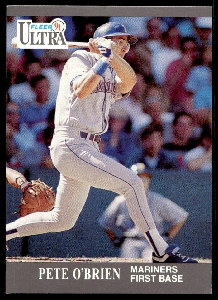 1991 Ultra Pete O'Brien Seattle Mariners #342 - Image 1 of 2