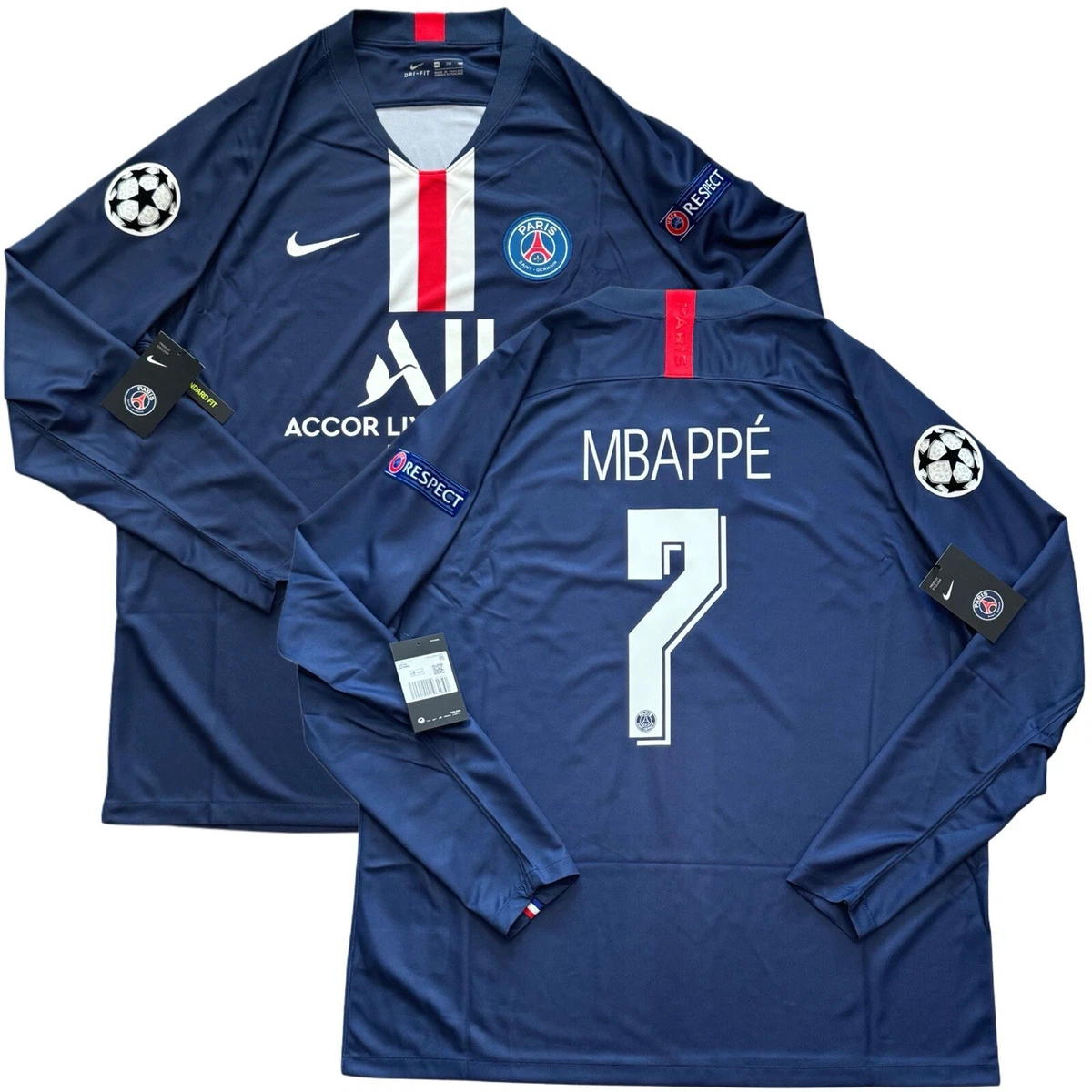 Paris Saint-Germain 2XL Size International Club Soccer Fan Jerseys