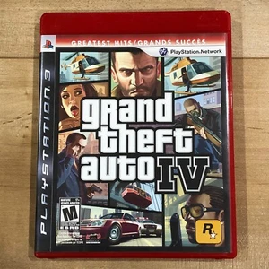 Grand Theft Auto IV 4 GH (PlayStation 3) PS3 Game with Manual + Map - Complete! - Picture 1 of 3