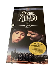 Doctor Zhivago (VHS, 2000, 2-Tape Set, 30th Anniversary Edition) Omar Sharif NIP - Picture 1 of 6