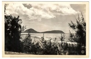 WWII Real Photo Postcard Koko Head Honolulu Hawaii RPPC - Picture 1 of 2