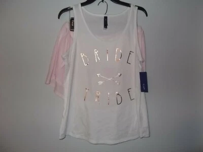 APT 9 - WOMEN - 2 PC PAJAMA SET - PINK / WHITE - SIZE LARGE     (AC-41-58) - Image 1 of 3