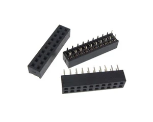 2x10 POS 2.0mm Pitch Female Socket Header Through Hole - Pack of 10 - Picture 1 of 1