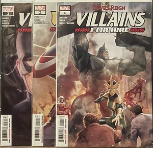 Devil’s Reign Villains For Hire 1-3 Complete Set - Picture 1 of 4