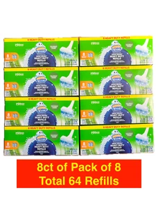 64 Refills Pads of Scrubbing Bubbles Fresh Brush Citrus Scent Toilet Cleaner - Picture 1 of 4