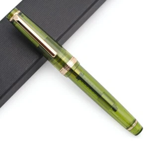 JINHAO 82 Fountain Pen Transparent Olive GreenFine Nib 0.5mm - Picture 1 of 8