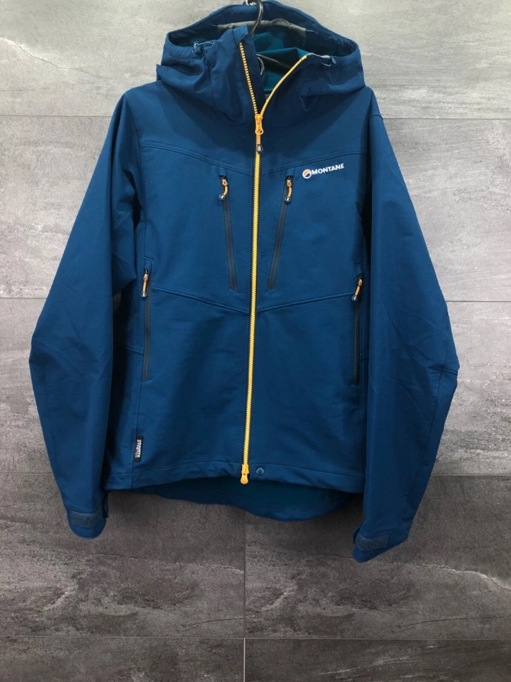 Chaqueta Montane Dyno XT Softshell azul con capucha talla S para hombre Foto 1 de 4