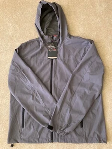 Hawke & Co Pro Series Outerwear Rain Residtant Packable Zip Jacket W/Hood Sz L - Picture 1 of 12