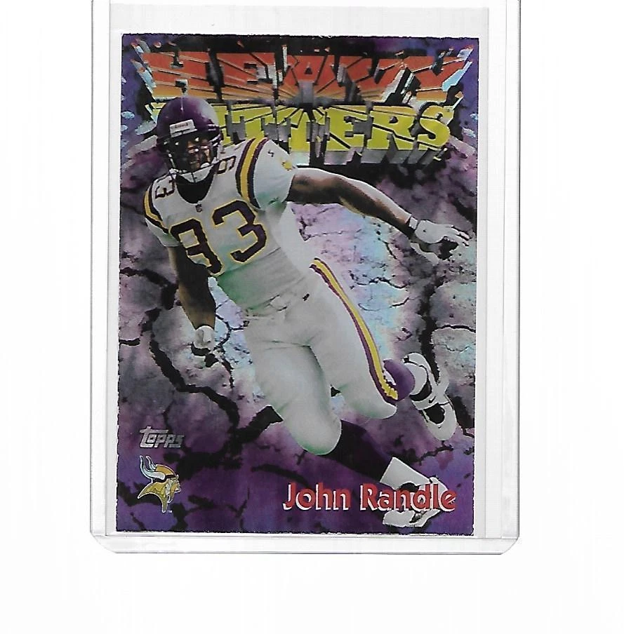 1998 TOPPS FOOTBALL SEASON'S BEST HEAVY HITTERS JOHN RANDLE #18 - Image 1 of 1