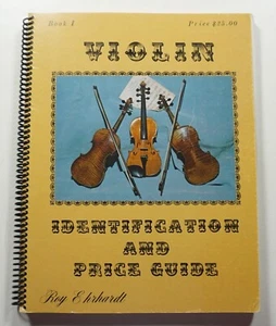 Violine Identifikation und Preisführer Buch 1 1977 Ehrhardt Musikinstrumente - Bild 1 von 5