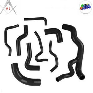 Black For 1997-2010 VW Golf MK4 VR6 12V 2.8L Silicone Heater Ancillary Hose - Picture 1 of 3