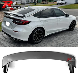 Fit 22-25 Honda Civic Hatchback Rear Trunk Spoiler Wing HPD Style Gloss Black - Picture 1 of 7