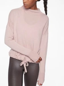 Athleta - Cashmere Chamonix Sweater Sugarplum Mauve Size L US NEW - Picture 1 of 6