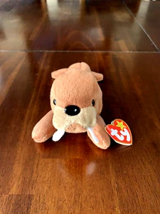 Ty 1995 Tusk the Walrus, PVC, MWMT, Tag Errors, Vintage, Free Shipping. - Bild 1 von 12