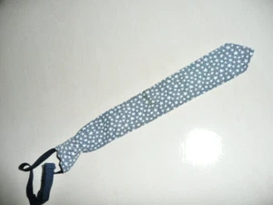 Kids, Krawatte, anthrazit mit weißen Sternen, L. 31 cm, verstellbares Gummiband - Bild 1 von 2